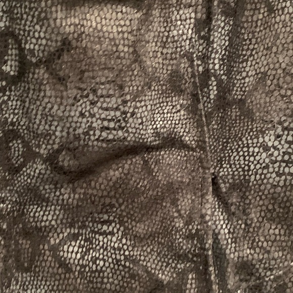 Vintage Iconic Preston of York Genuine Leather 90’s Snake Skin Print Jacket - Picture 5 of 11